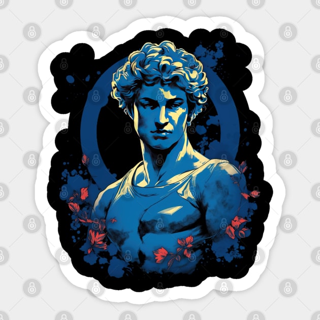 Apollo Greek God of Sun and Music Sticker by Kawaii Cuties